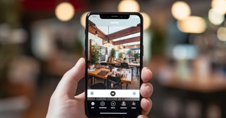 Woman Holding A Smartphone With Instagram App