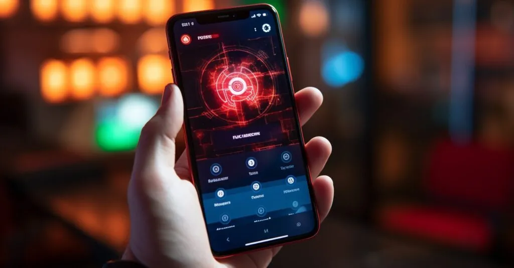 Person's Hand Holding A Smartphone