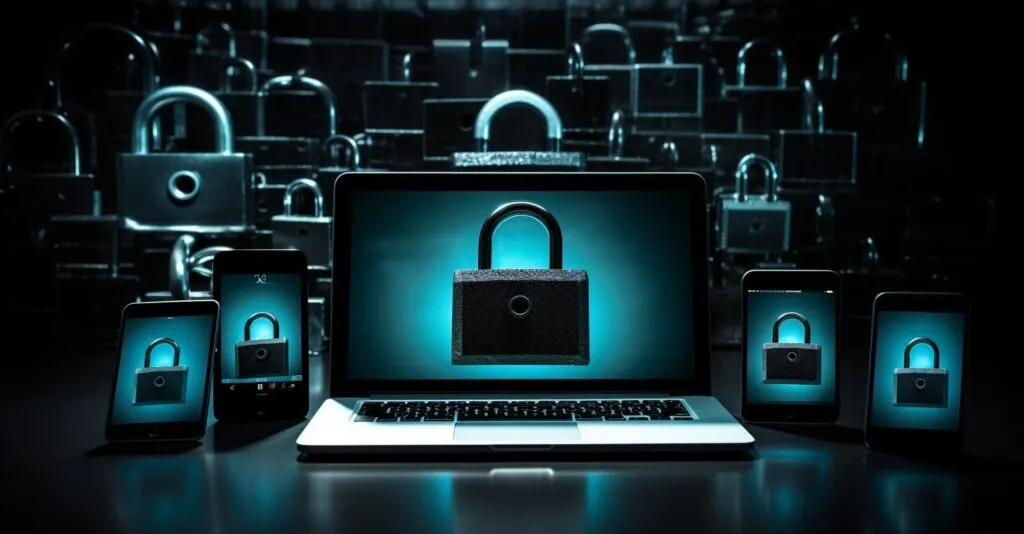 Multiple Devices With Secure Padlocks