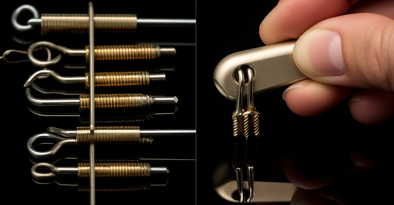 Step By Step Lock Picking With A Safety Pin