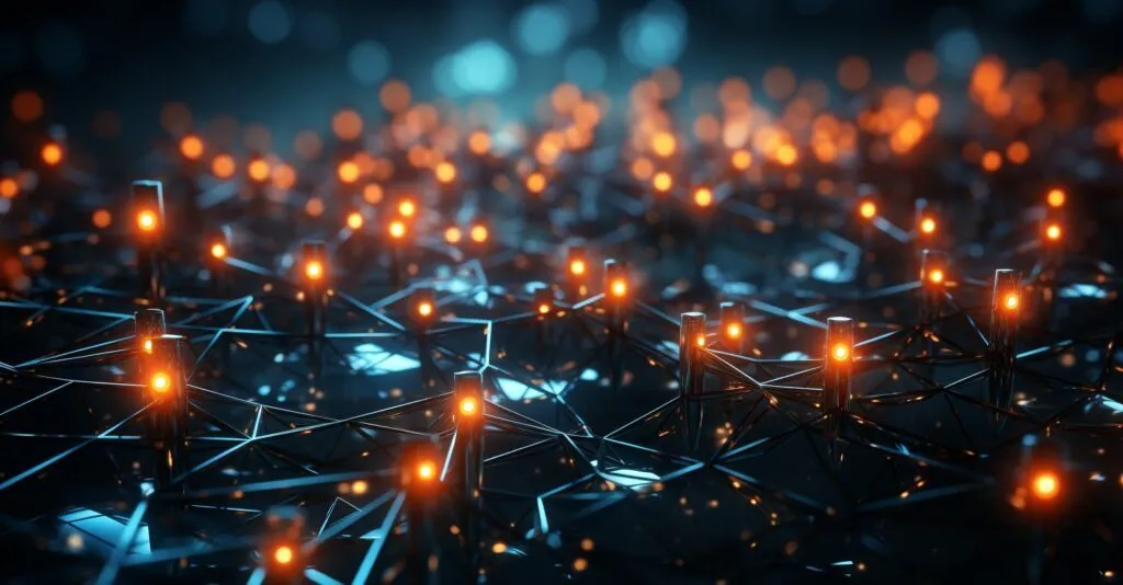 Blockchain Node Illustration