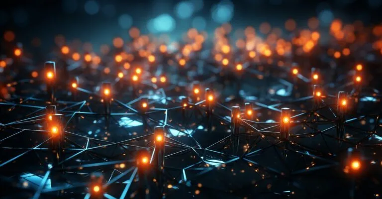 Blockchain Node Illustration
