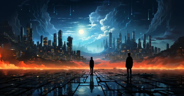 Blockchain Technology Concept Illustration