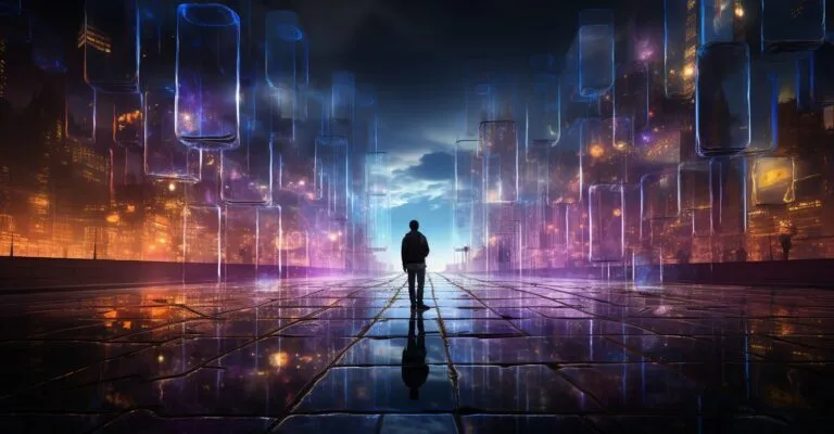 Blockchain Technology Illustration