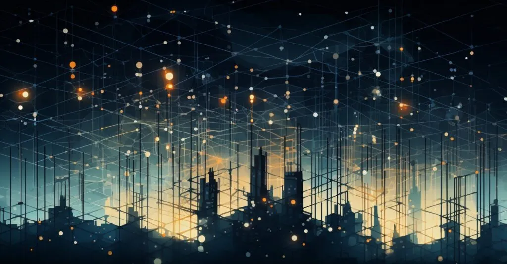 Blockchain Technology Illustration