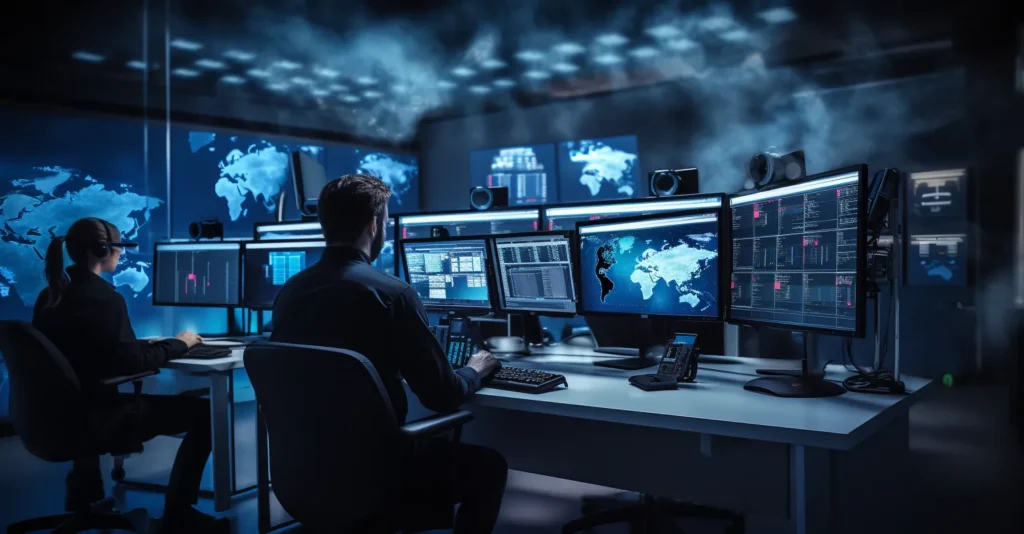 Cloud Security Professionals At Work