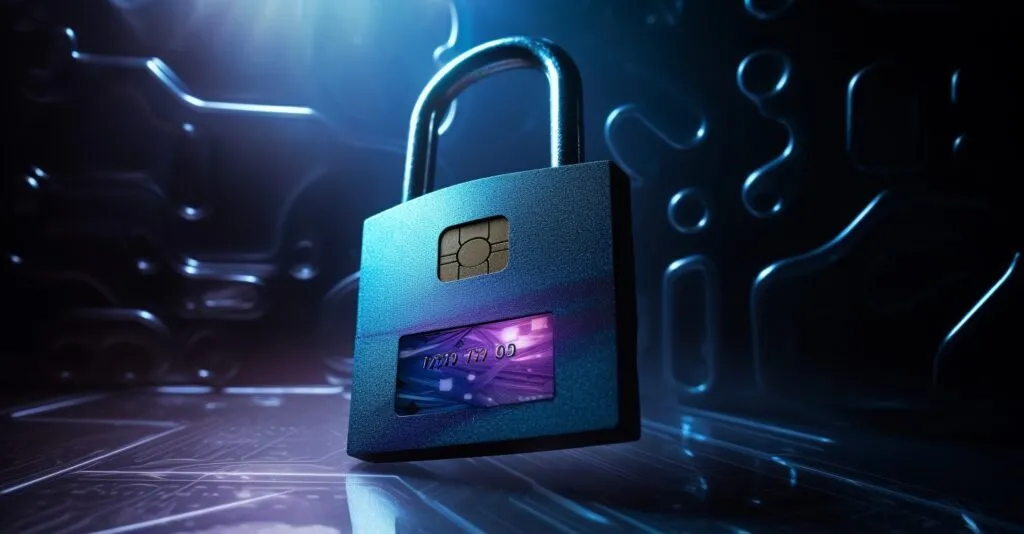 Credit Card And Lock