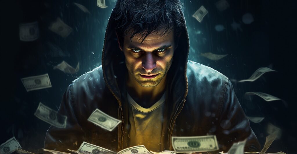 Criminal Identity Theft Illustration