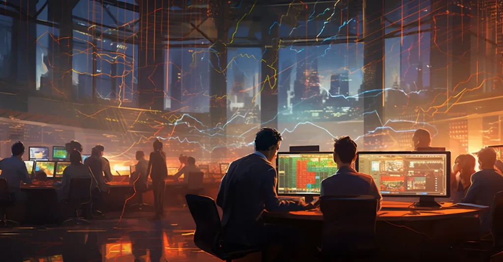 Cryptocurrency Trading Floor