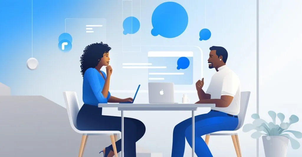 Customer Support Interaction With Live Chat Representative