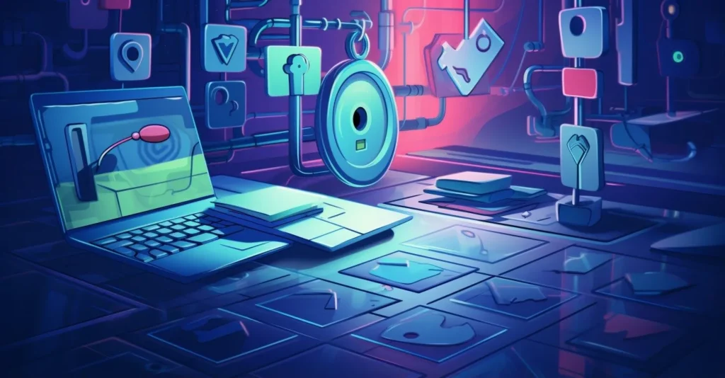 Cybersecurity Conceptual Illustration