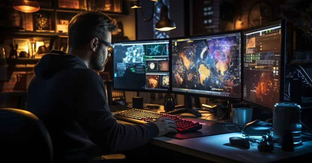 Cybersecurity Expert At Work