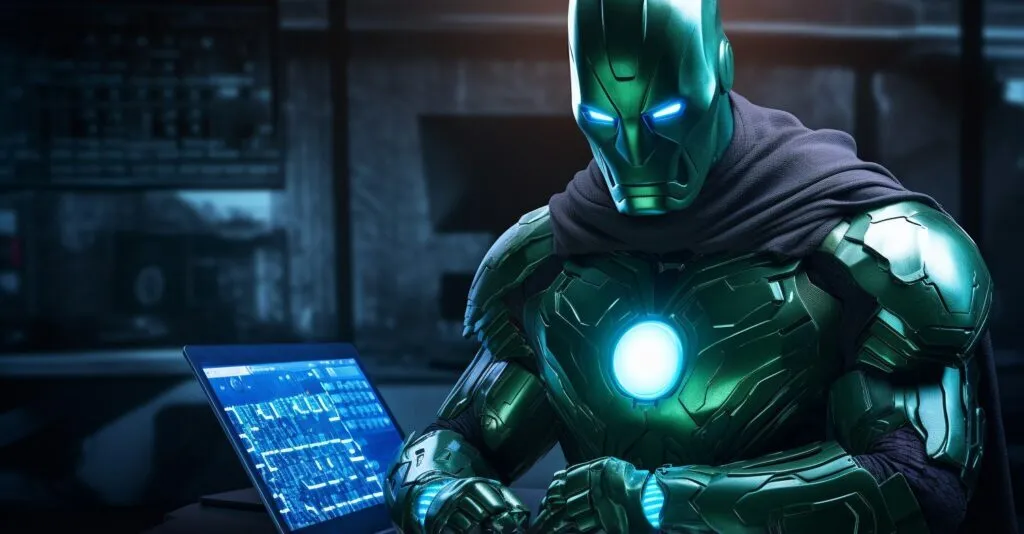 Cybersecurity Guardian In Action