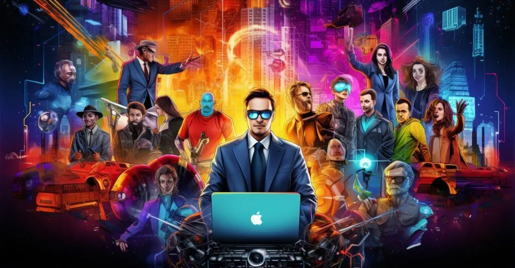 Cybersecurity Heroes Collage