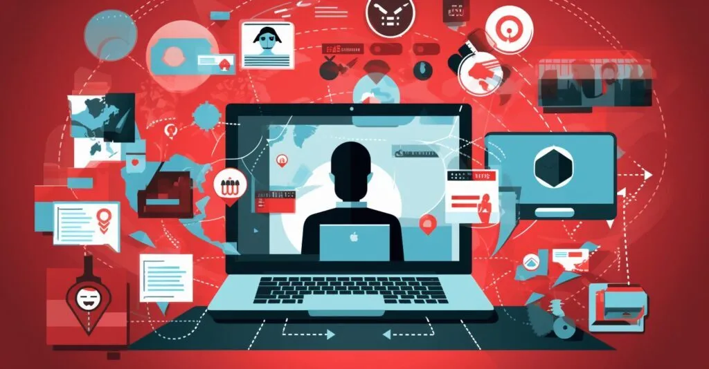 Cybersecurity Threats And Identity Theft Risks Graphic