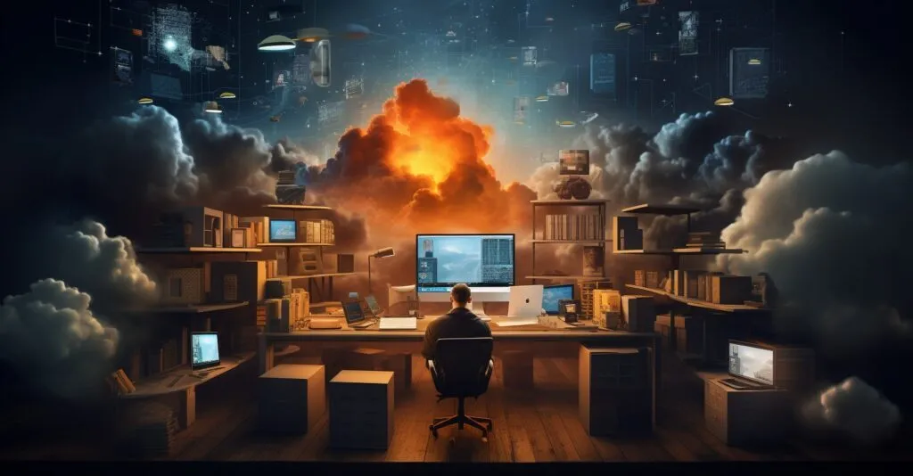 Data Backup And Security Concept Illustration