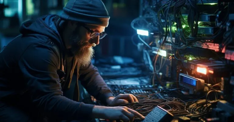 Data Recovery Specialist Working On Dead Iphone