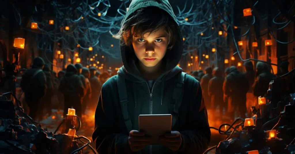 Digital Danger Illustration