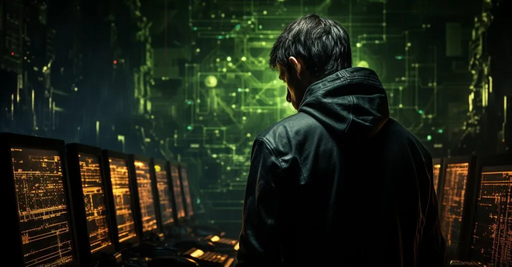 Encrypted Email Transmission Concept Illustration