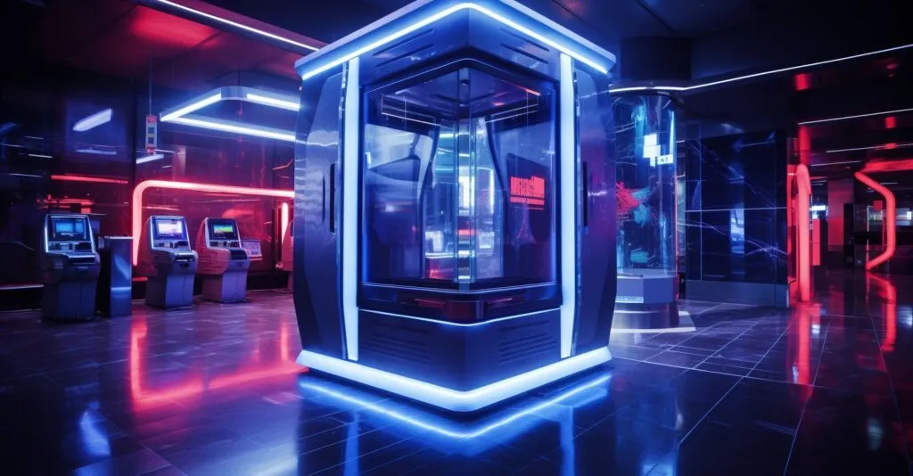 Futuristic Bank Security