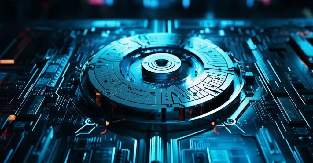 Futuristic Cyber Security Interface