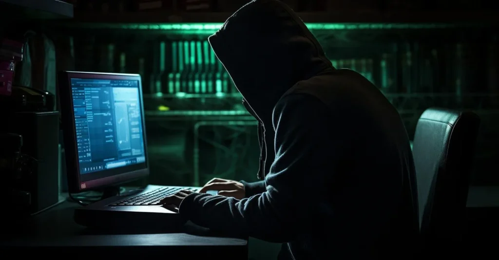 Hacker Attempting To Infiltrate A System