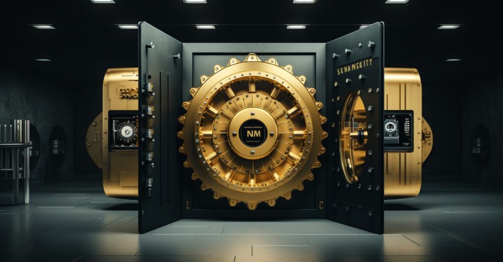 High Tech Cryptocurrency Vault