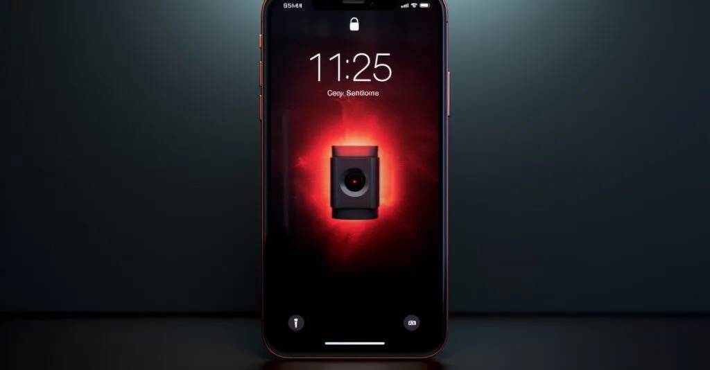 Iphone Security Lock Concept