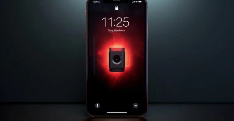 Iphone Security Lock Concept