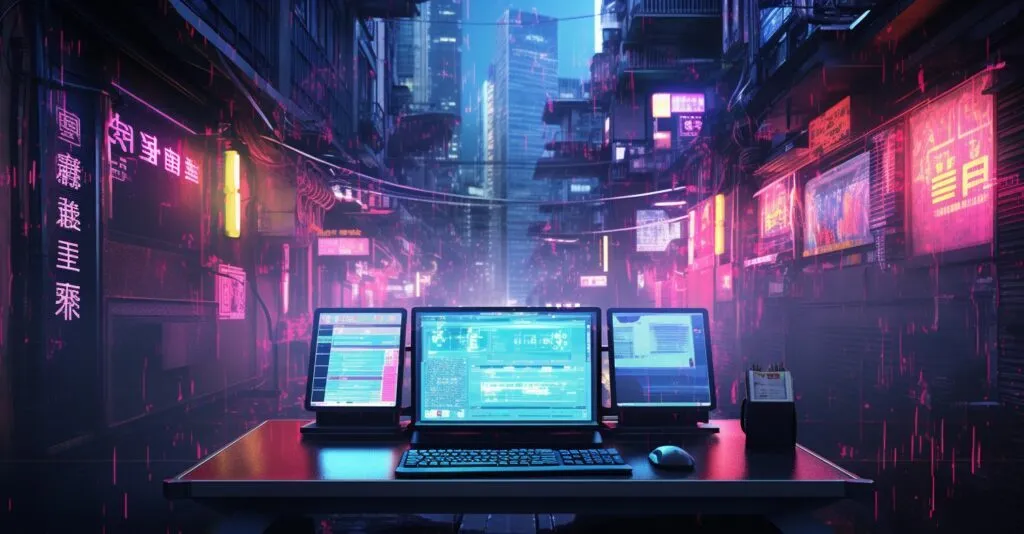 Intricate Digital Security Illustration