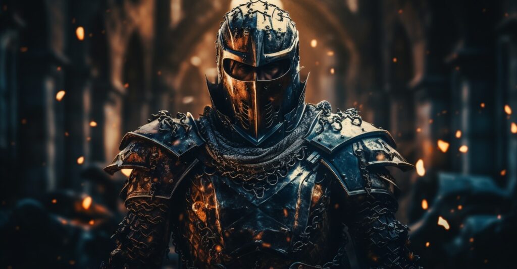 Knight With Digital Armor
