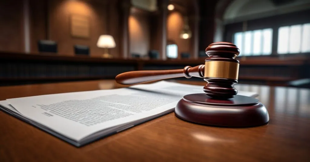 Legal Documents And Gavel