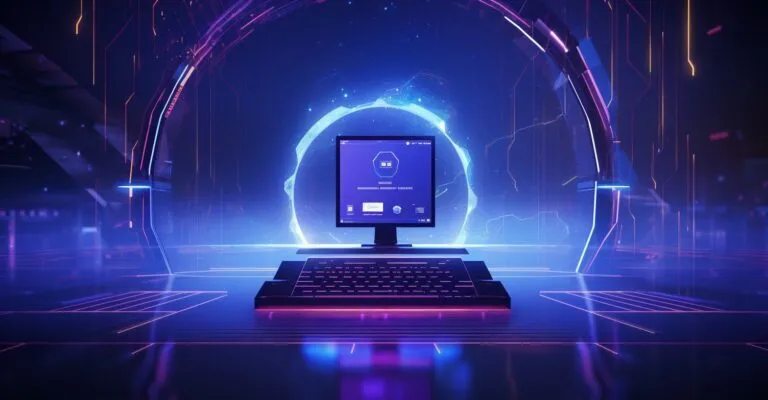 Microsoft Account Login Screen In A Sci Fi Setting