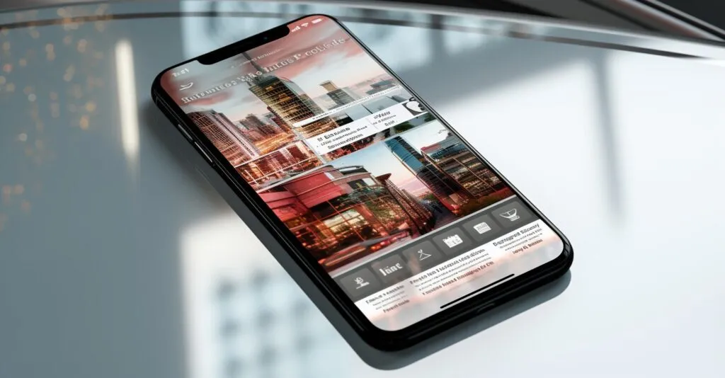 Mobile Phone With Lookout App On The Screen