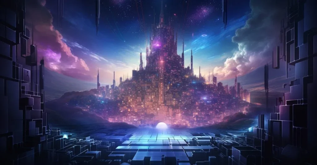 Online Security Concept Digital Fortress