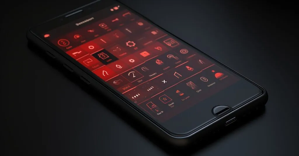 Password Manager App Interface On A Smartphone