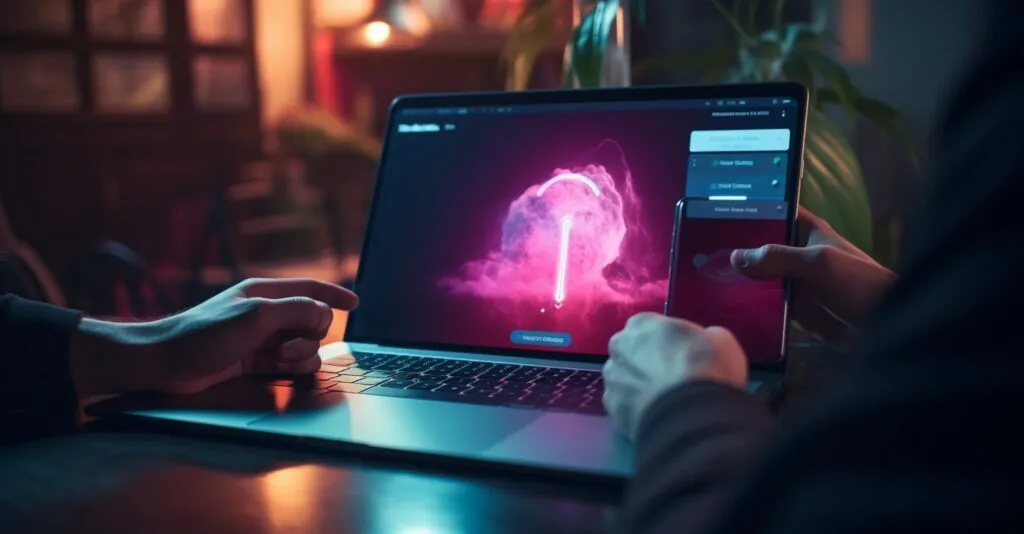 Person Changing Tiktok Password On A Digital Device