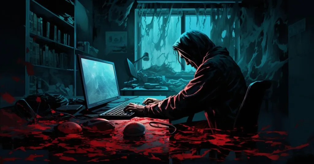 Ransomware Attack Illustration