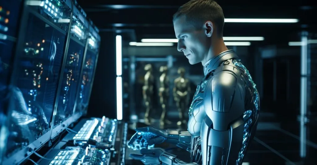 Robot Managing Servers