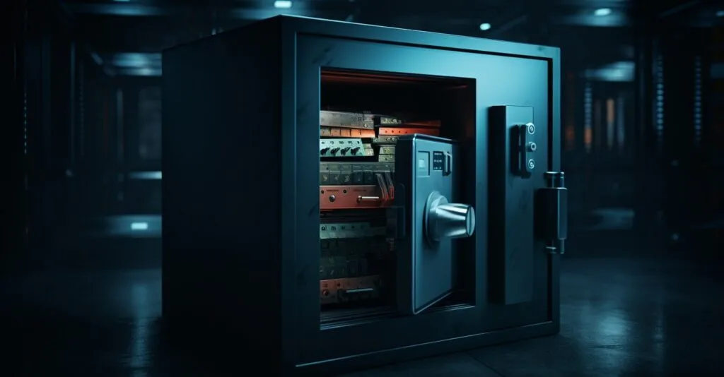 Secure Digital Storage Solution Illustration