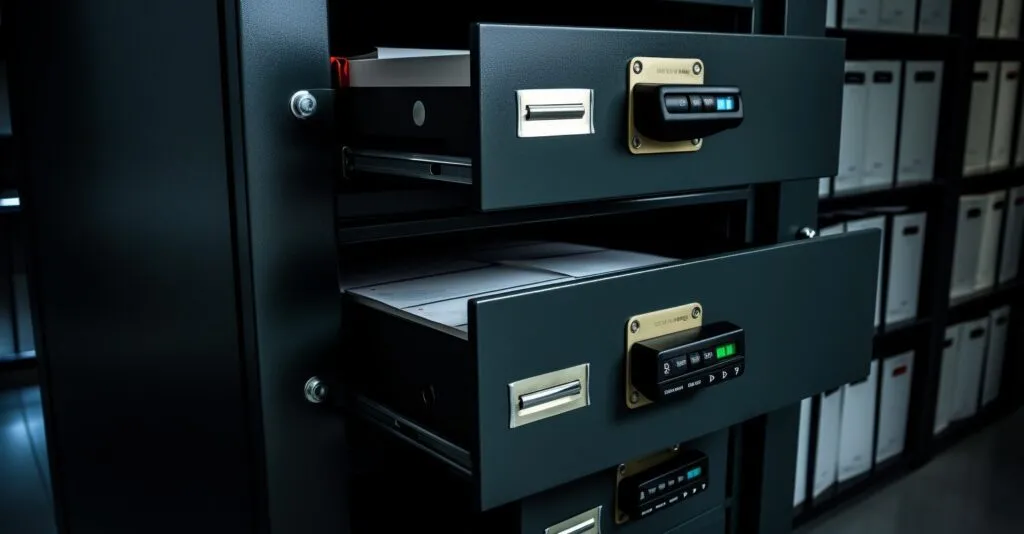 Secure Document Storage With A Biometric Lock