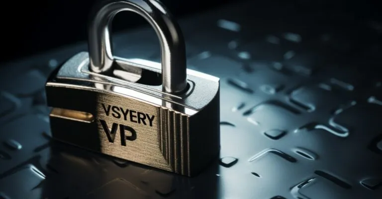 Secure VPS Server Lock Icon