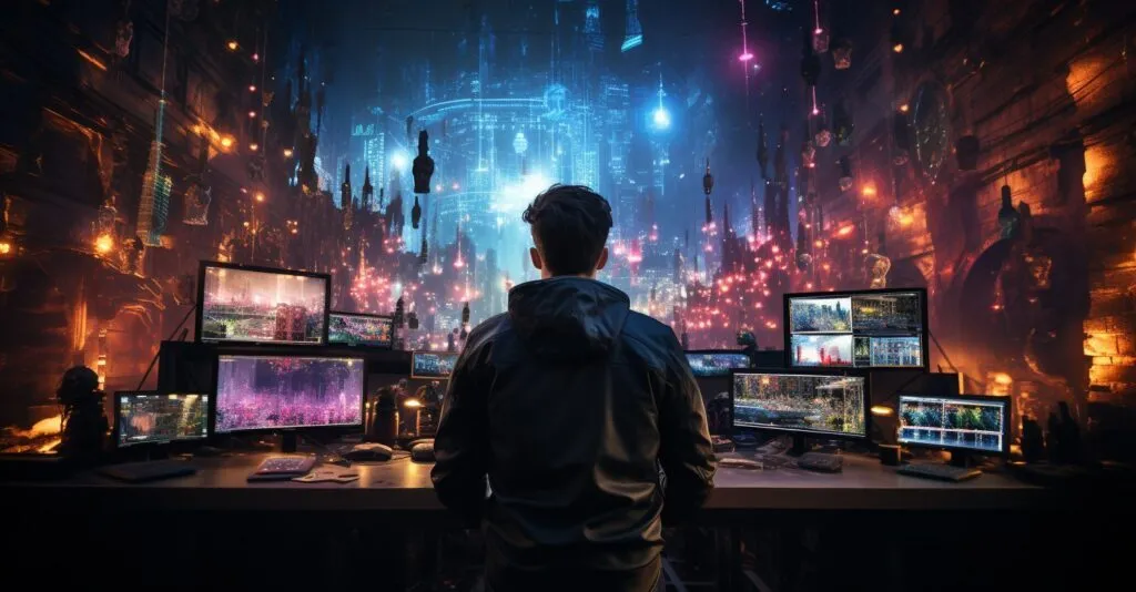Security Expert Monitoring Digital Traffic