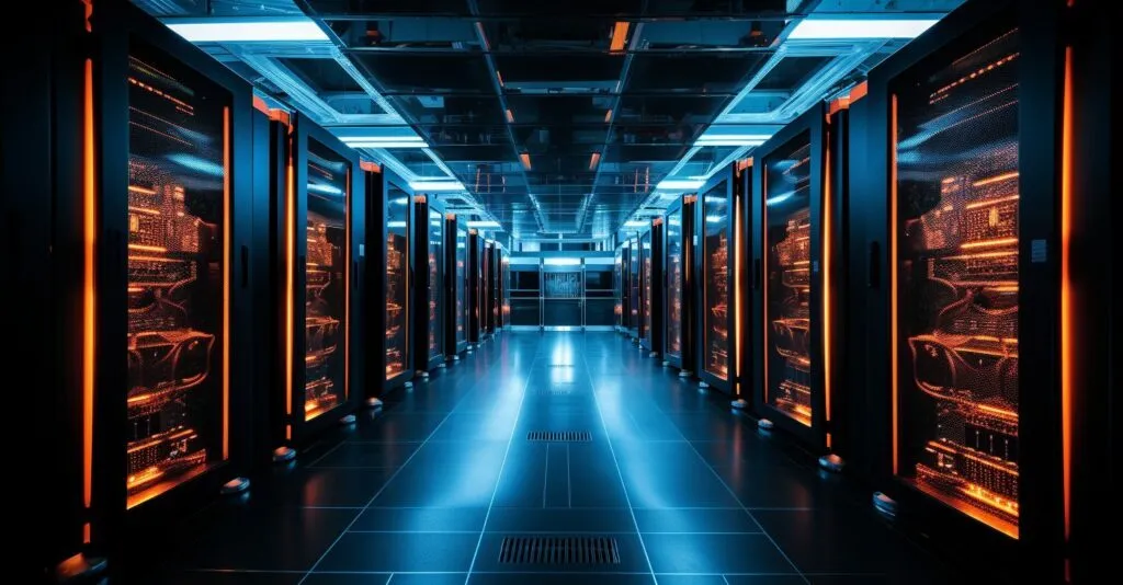Server Room With Firewall