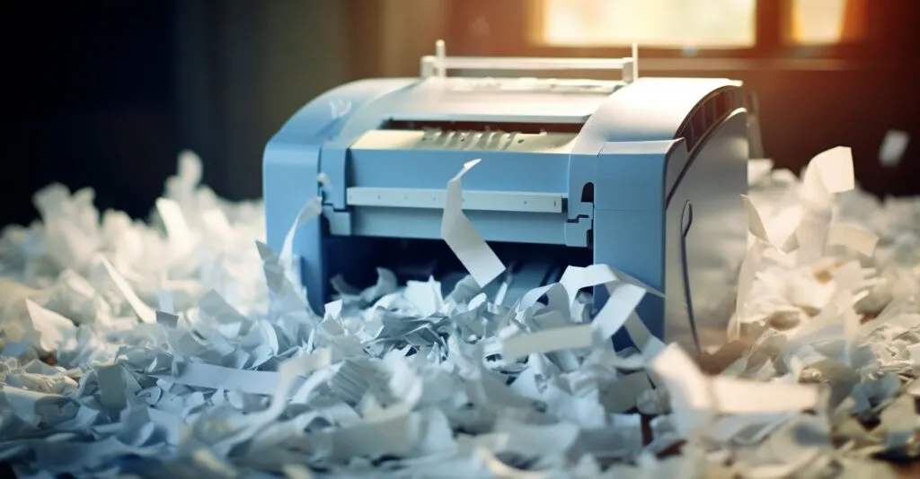 Shredding Sensitive Documents