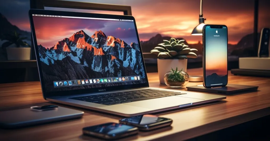 Smartphone And Laptop With Two Factor Icons