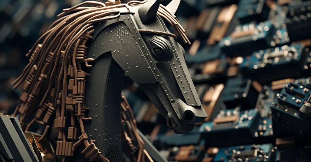 Trojan Infiltration Close Up