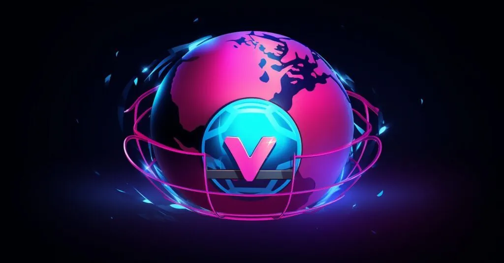 VPN Logo With A Globe And Gaming Controller