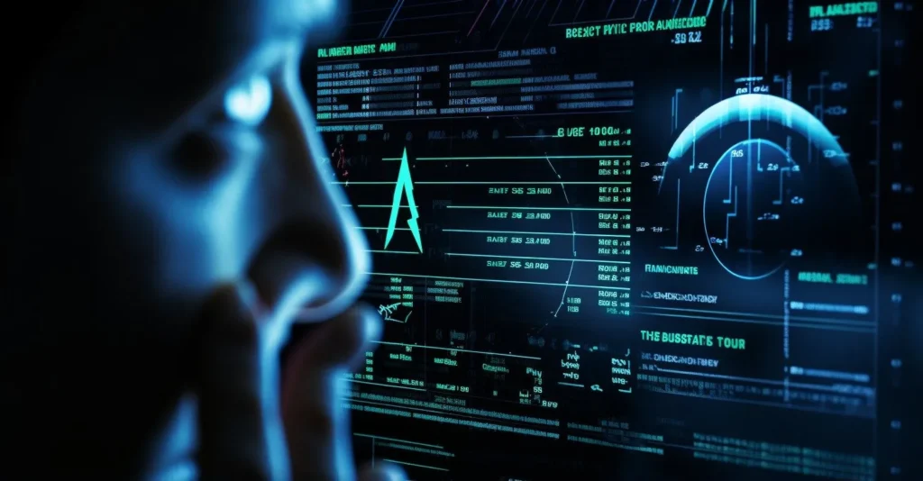 Vigilant Eye Scanning Financial Statement