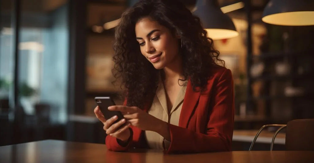 Woman Disabling 2fa On A Smartphone